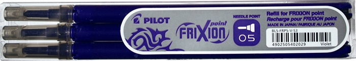 Pilot Frixion Clicker 0,5 utántöltő lila (3)