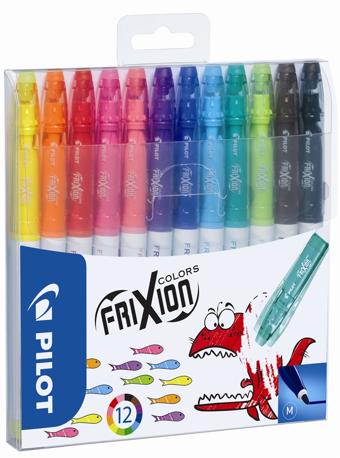 Pilot Frixion Colors 0,7 ass színek (12)