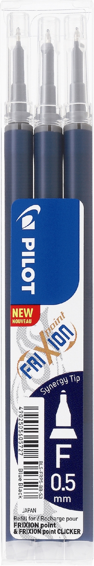 Pilot Frixion Point Clicker 0,5 utántöltő kék fekete (3)