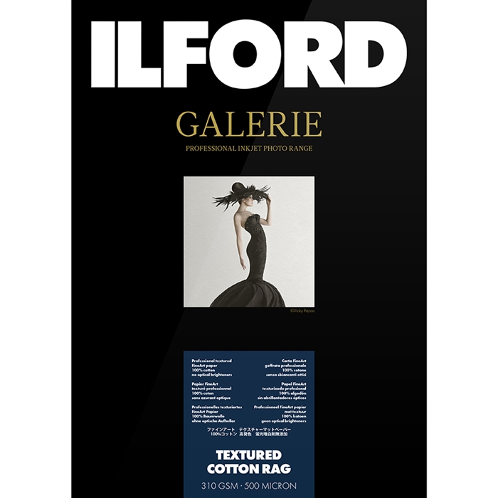 Ilford Textured Cotton Rag for FineArt Album - 330mm x 365mm - 25 lap