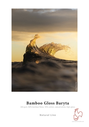 Hahnemühle Bamboo Gloss Baryta 305 g/m² - 17" x 12 méter