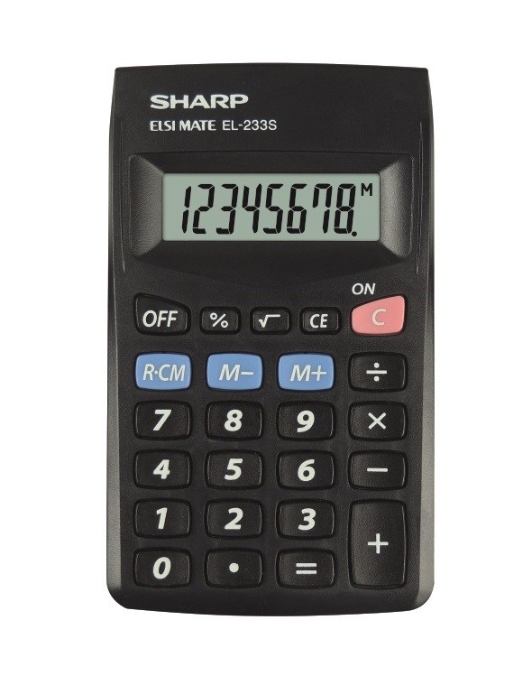 Sharp Lommeregner EL-233SBBK