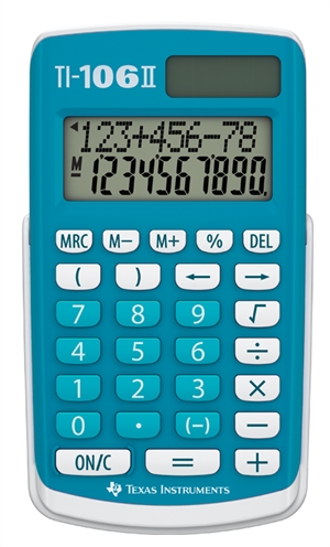 Texas Instruments TI-106 II Alapvető számológép