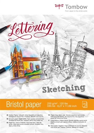 Tombow Vázlatfüzet Bristol A4 250g 25lap