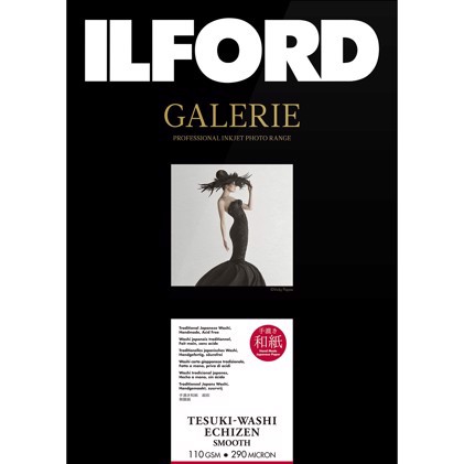 Ilford GALERIE Tesuki-Washi Echizen Smooth 110 - 10 x 15 (102 mm x 152 mm), 50 lap