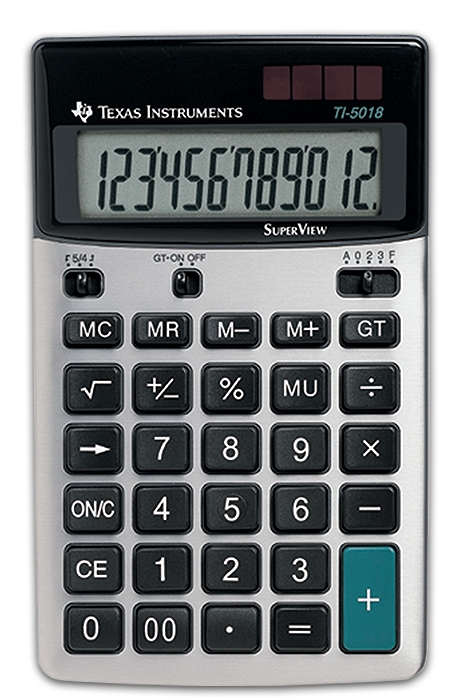 Texas Instruments TI-5018 SV asztali számológép