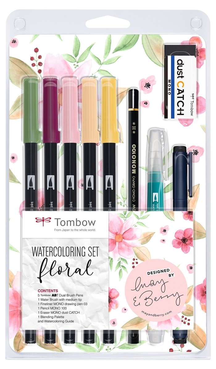 Tombow Marker ABT Dual Brush készlet Floral (9)