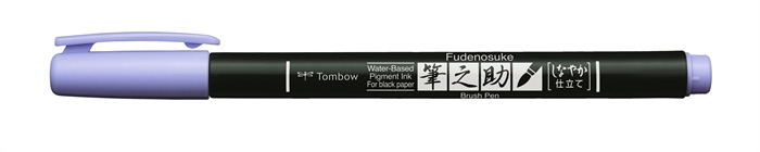 Tombow Marker Fudenosuke puha pasztell levendula