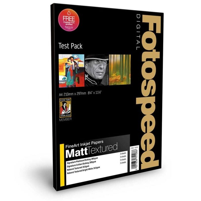 Fotospeed Fine Art Matt Textured - A4, 12 lap