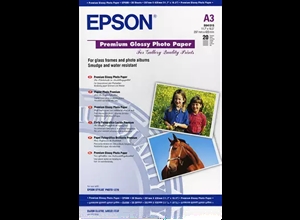 Epson Prémium Fényes Fotópapír 255 g/m², A3, 20 ív