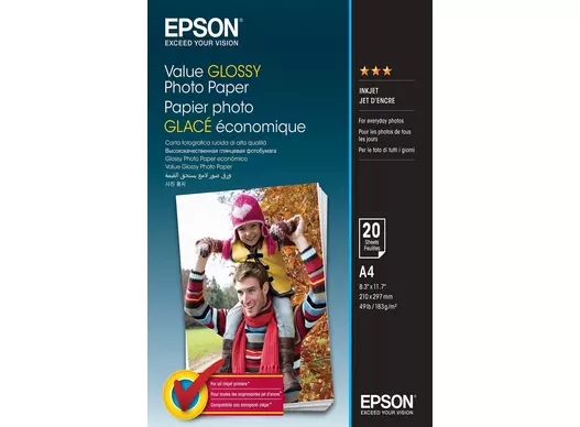 Epson Value Fényes Fotópapír 183 g/m2 - A4 - 20 lap