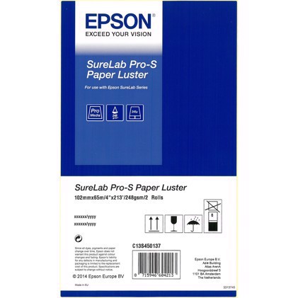 Epson SureLab Pro-S Paper Luster BP 3,5" x 65 méter 4 tekercs