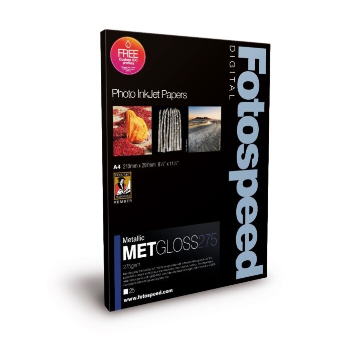 Fotospeed Metallic Gloss 275 g/m² - A3+, 25 lap