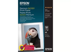 Epson Premium Glossy Fotópapír 255 g/m² - A4 - 50 lap