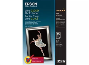 Epson Ultra Fényes Fotópapír 300 g/m² - A4 - 15 ív