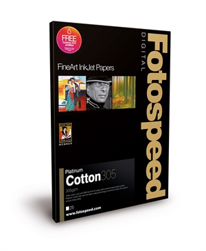 Fotospeed Platinum Cotton 305 g/m² - A2, 25 lap