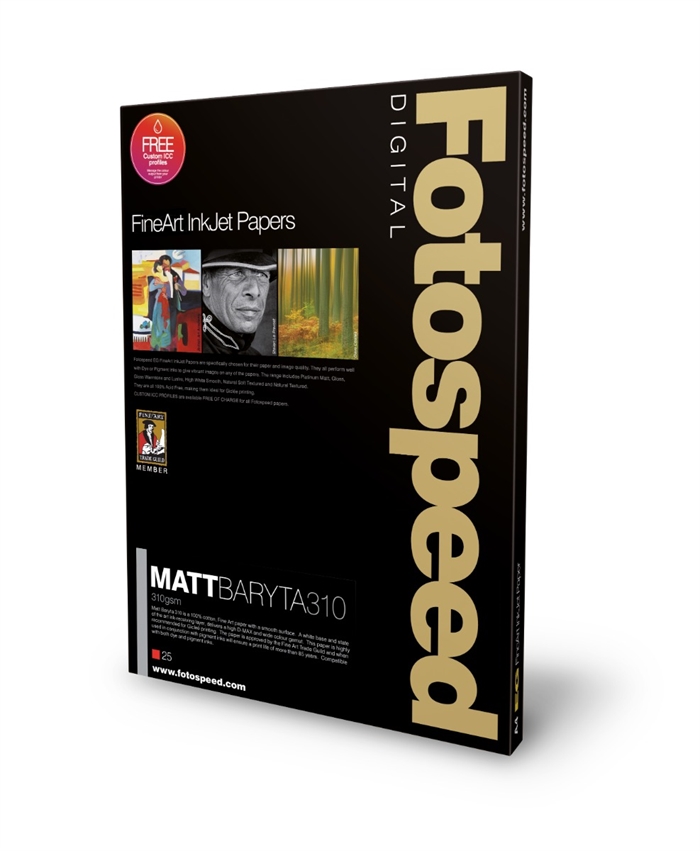 Fotospeed Matt Baryta 310 g/m² - A3+, 25 lap