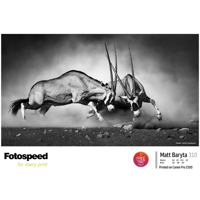 Fotospeed Matt Baryta 310 g/m² - 44" x 15 méter